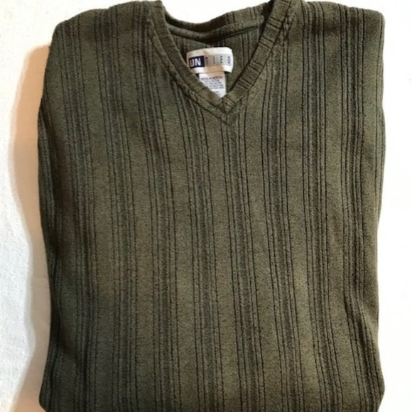 Men's United olive green sweater - Picture 4 of 5